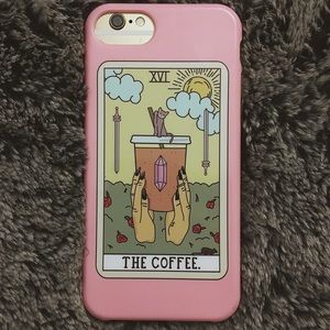 iphone 6s/7 pink coffee-cat case 🌙